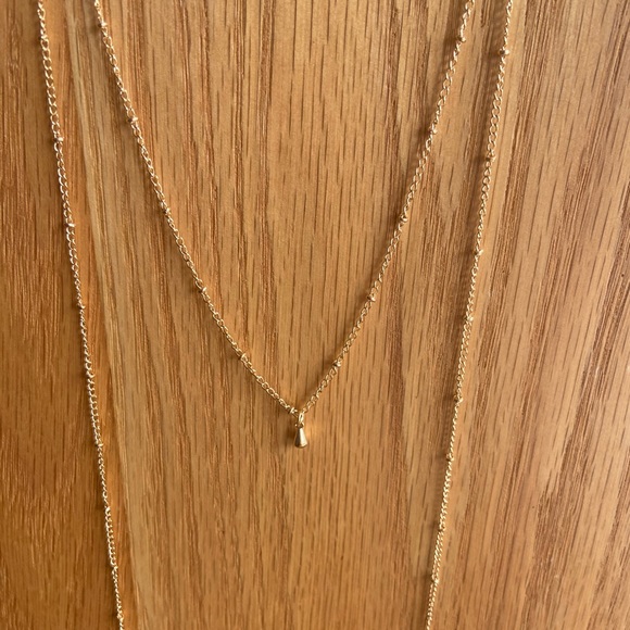 Double layer knot necklace - Picture 3 of 3